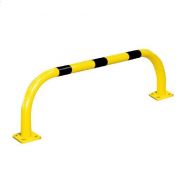 26405 - Arceau urbain en acier - Ø 60 mm - Hauteur 300 mm - Fixation sur platines - Galvanisé ou peint jaune RAL 1021_1