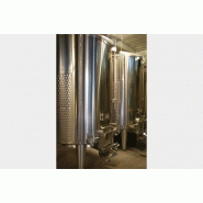 Cuves de vinification en acier inoxydable - garde-vin - capacités variables - option isotherme et agitateur_1