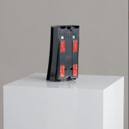 Distributeur de savon Streamline noir - design moderne et élégant - facile à utiliser et installer_1