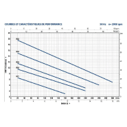 Pompe de relevage 220V Pedrollo RX M Vortex GM - Flotteur vertical - Eaux usées et claires - 6 m³/h - 0,37 kW_1