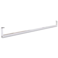Barre de penderie chromée - 64,2 cm - épaisseur 15 mm - acier_1