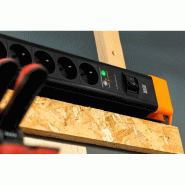 Bachmann connectus 4xute , 1xinterrupteur 2,0m cee7/7 noir_1