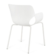 Chaise avec accoudoir Lennox blanc 57 x 59 x 82 cm - par 4_1