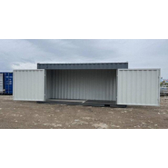 Container maritime 20 pieds - High Cube (HC) - 3 portes - robuste et durable - adapté pour le  stockage de marchandises volumineuses_1