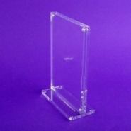 Fb1207 - porte-visuel de comptoir - Faberplast - A6 (10,5 x 14,8 cm) - Vertical en plexiglas avec aimants_1