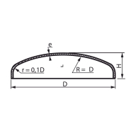 Fond bombé - diamètre 600 mm - iso inox_1
