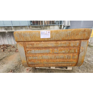 Godet de talutage Egli EHL 280-1600 HD - OilQuick OQ 70 - Largeur 1600 mm - Capacité 1370 l_1
