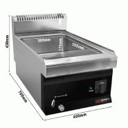 Bain-marie électrique Noir - 1x GN 1/1 - Prof. 700 | GGM - Mario 700_1