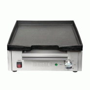 Plancha électrique lisse en FONTE - L 440 mm | Buffalo - DC901_1
