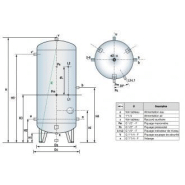 Réservoir galvanisé 200 litres - 306835_1