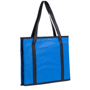 Sac de rangement pliable en non-tissé - avec poignées - pour coffre de voiture - couleur bleue_1