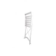 Colombine - chaise pliante en bois et acier - blanc/blanc - Vif Furniture_1