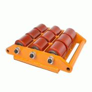 Patin rouleur TOR CRO-9 : 15T - Capacité de 15 tonnes, 9 rouleaux, plateforme robuste_1