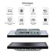 Panel PC industriel fanless 15.6