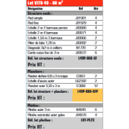 Échafaudage VITO 49 LOT 60 m² - Classe 4 : 300 kg/m² - Longueur 10 m - Hauteur 6 m_1