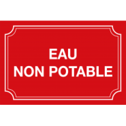 Panneau et plaques d'informations fontaine - WP Signalisation - robustes et conformes aux normes NF et CE_1