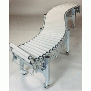 Convoyeur extensible à rouleaux - hauteur réglable - différentes largeurs disponibles_1