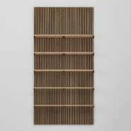 Élément suivant Vertigo noir/chêne clair 5 tablettes L60xH240cm_1
