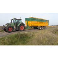 Remorque agricole GVM 240 XL avec essieux tandem