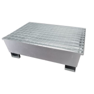 Bac de rétention conique en acier  2 fûts pour le stockage de produits dangereux - BG2UC - DELAHAYE INDUSTRIES_1