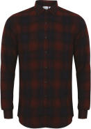 Chemise de travail à carreaux - Réf: SFM560 - Skinni Fit - tissu sergé brossé ultra-doux_1