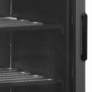 Congélateur vertical de vitrine noir ouverture vers la gauche L.595mm 1 porte TEFCOLD_1