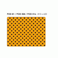 Dalle podotactile avec clous - Jaune_1