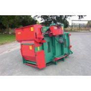 Désileuse distributrice Sirot avec tapis chaînes plates