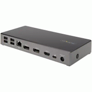 Dock USB-C - Station d'accueil USB Type C Triple àÉcrans 4K - Alimentation 100W - DP 1.4 Alt Mode & D_1