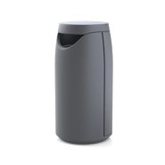 Corbeille de rue Europa - 50L ou 130L en polyéthylène - Fixation sur poteau ou sol avec option cendrier_1