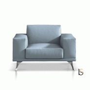 Fauteuil d'accueil SF - Mobel Linea - Noir_1