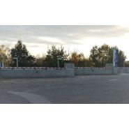 Garde-corps fixe pour déchèterie - protection antichute conforme NF P01-012 et arrêté 2710 - fabrication française_1