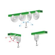 Kaiman 700 Theta - Tronçonneuse mono tête - FOM Industrie SRL - Lame en widia ø 700 mm avec positionnement électronique des angles_1