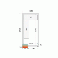 Kit de rayonnage pour Chambres Froides Tefcold CRPF1521_1