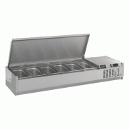 Kit réfrigéré 6xGN1/4 L1500mm couvercle en acier inox Combisteel_1