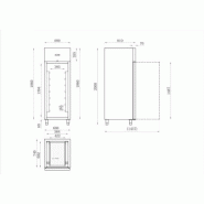 Armoire réfrigérée inox à poissons - positive - 600 l (AA6PF) AFI collin-lucy_1