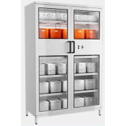 Casier RFID intelligent - Technologie UHF - Armoire compacte avec écran tactile et portes transparentes pour hôtels et pharmacies_1