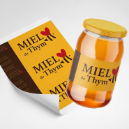 Étiquettes personnalisées pour Pot de Miel, impression professionnelle en planche ou en rouleau ? Interfas Étiquettes personnalisées pour Pot de Miel, impression professionnelle en planche ou en rouleau ? Interfas