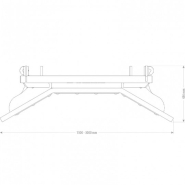 Racleur à lisier compatible chargeuse et tracteur