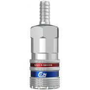 Séries 381 eSafe - DN 8 - Coupleur CEJN en acier zingué/laiton - Débit élevé et sécurité ISO 6150 C_1