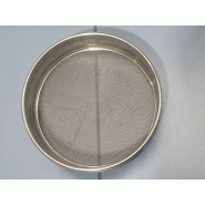 Tamis de test en acier inox SAULAS 200x50mm - 630 µm_1