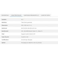 29987 - Panneau de chantier KC1 barrière de dégel - dimensions 600 x 800 mm - rétroréfléchissant T1 ou T2_1