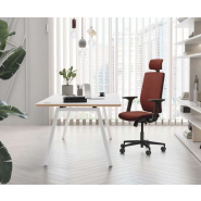Bureau open space fixe et classique - Style épuré et contemporain - Gamme CINÉTIC avec 3 types de piètements au choix_1