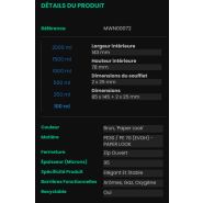 Emballage écologique - Malenge Packaging - largeur intérieure 143 mm - Doypack® monomatériau PE impression kraft - MWN00072_1