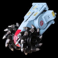 Fraise hydraulique pour pelle 8 à 12t - Rockwheel G5 Twin - RZ-A10_1