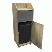 Meuble poubelle snack chianti oak VALERO_1