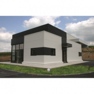 Panneau sandwich de bardage isolé standard ou microline, aux fixations invisibles_2