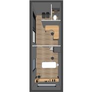 Studio de jardin - My Garden Loft - 30m2 aménageable, intérieur 26m2_1