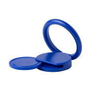 Support pour téléphone portable - plastique rond auto-adhésif avec jeton chariot - couleur bleue - 4g_1