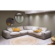 Chauffeuse d'angle Chamonix 110 x 110 cm - Home Spirit - Confort inégalable et structure haut de gamme_1